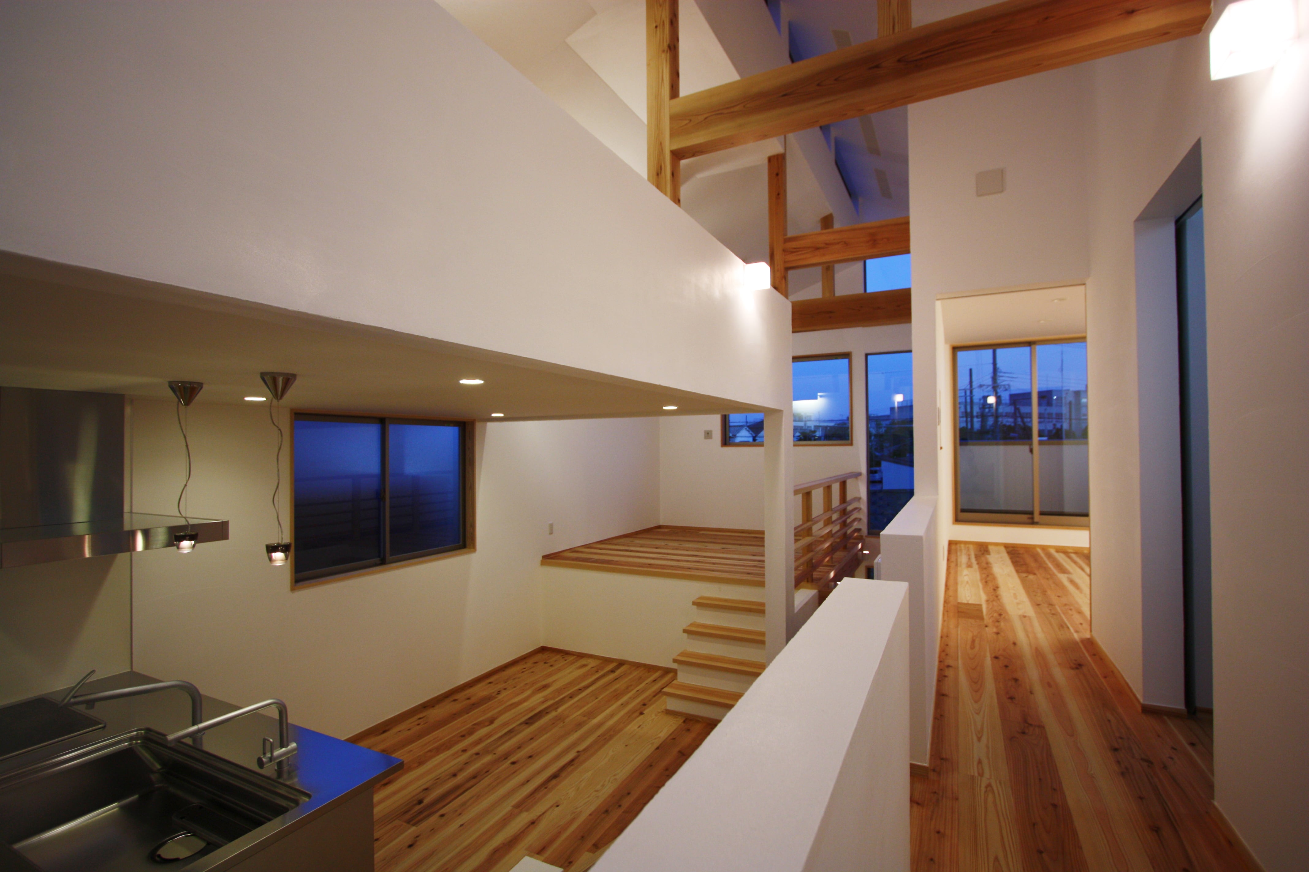 施工写真3枚目　ペットと暮らす地熱の家