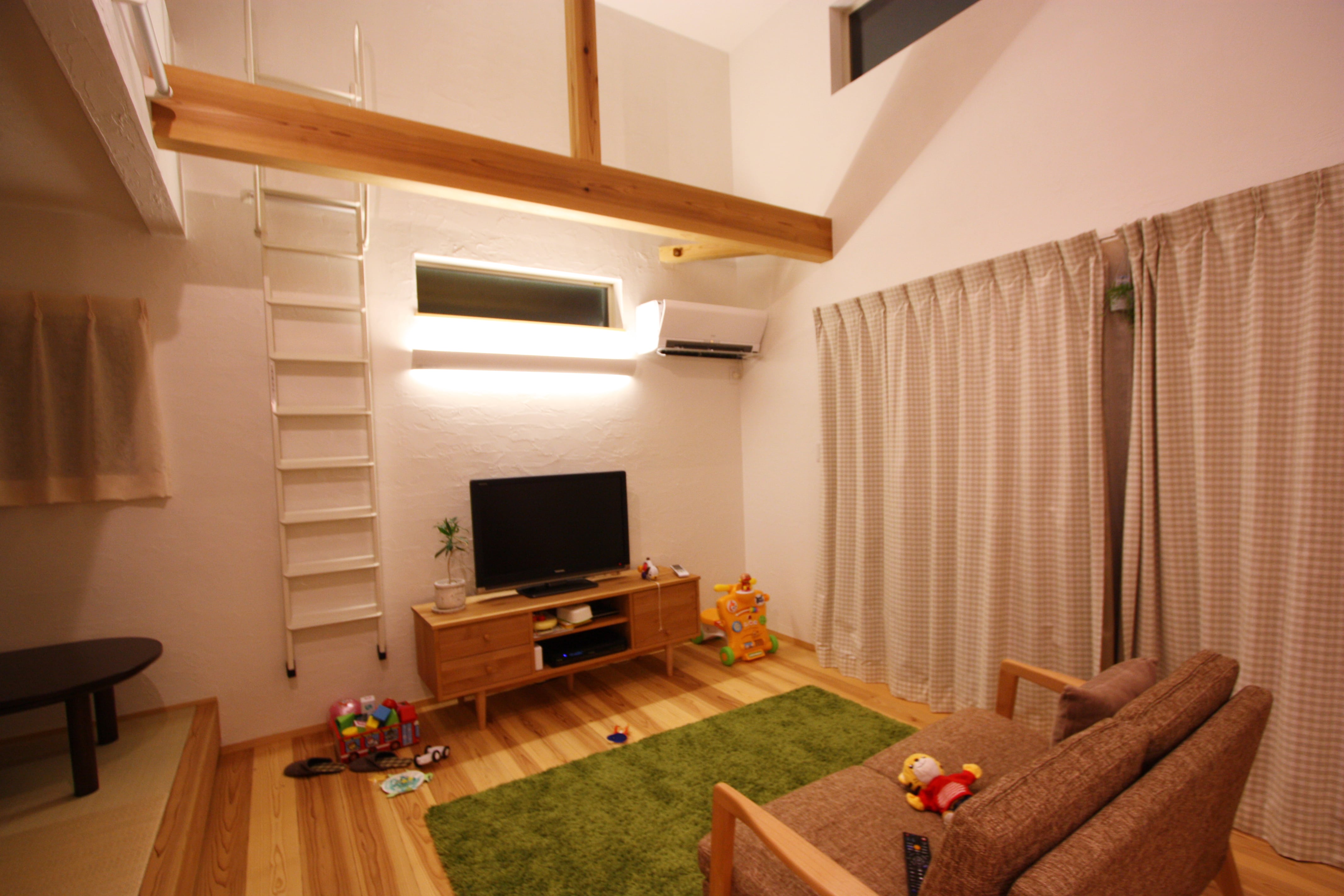 施工写真2枚目　丘の上のカフェ