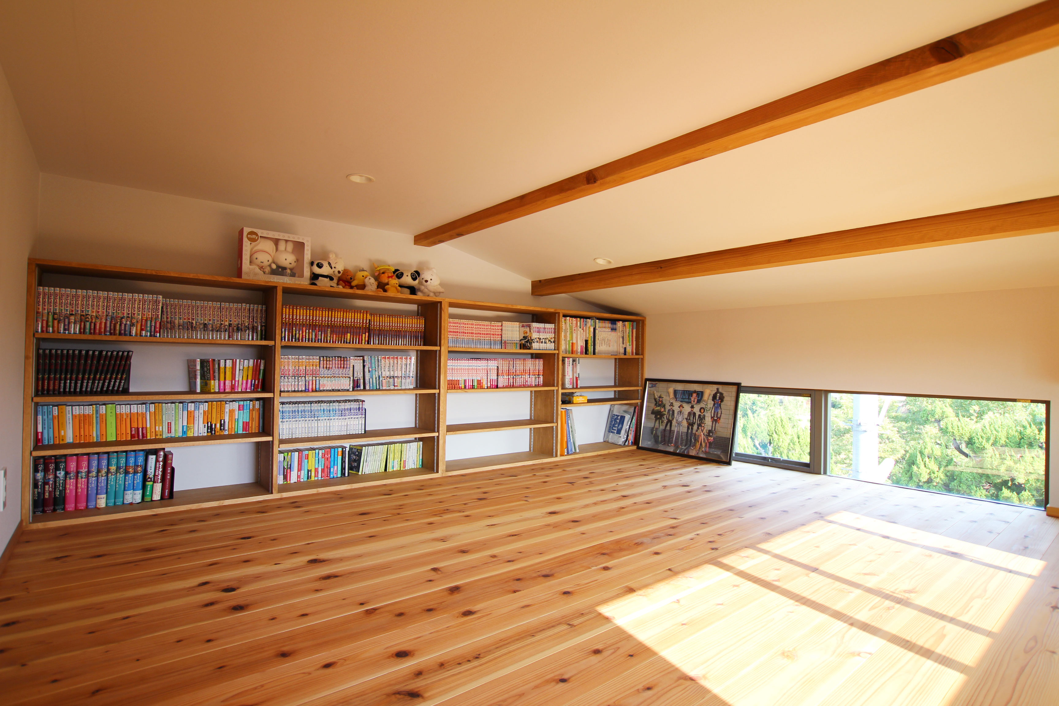 施工写真4枚目　中庭を囲むコートハウス