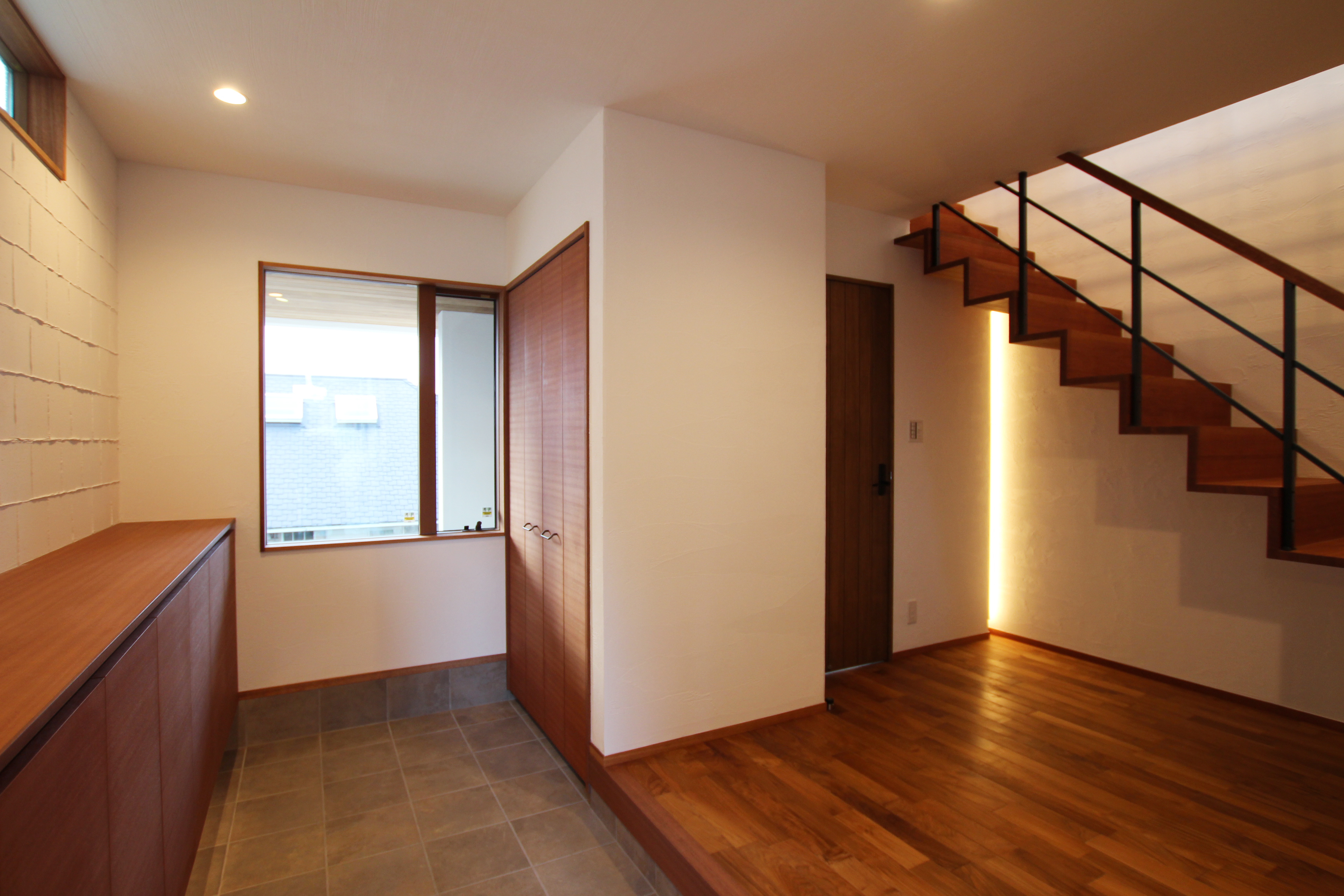 施工写真2枚目　木とともに暮らすSlow cozy House