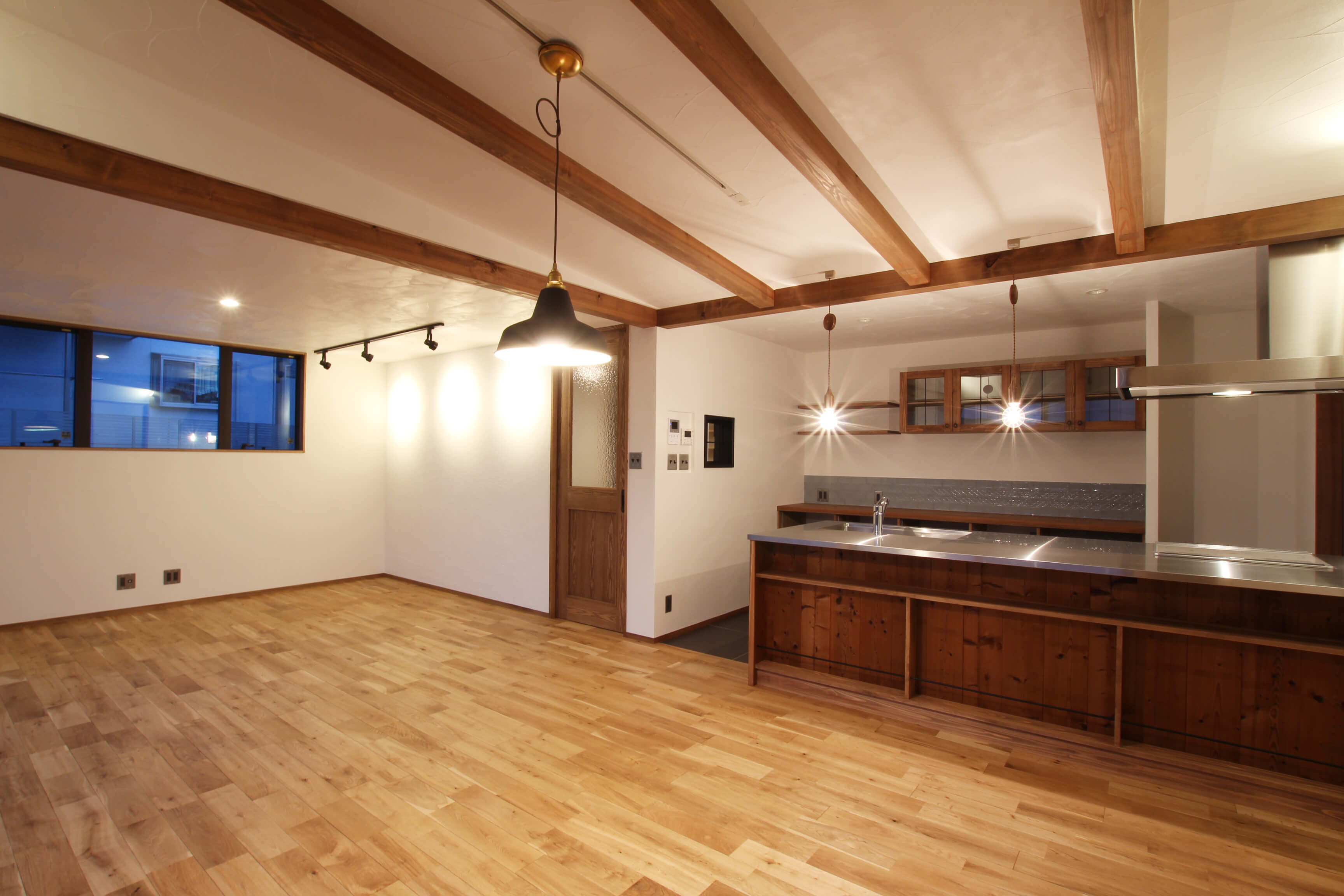 施工写真1枚目　平屋で暮らすカフェヴィンテージ 