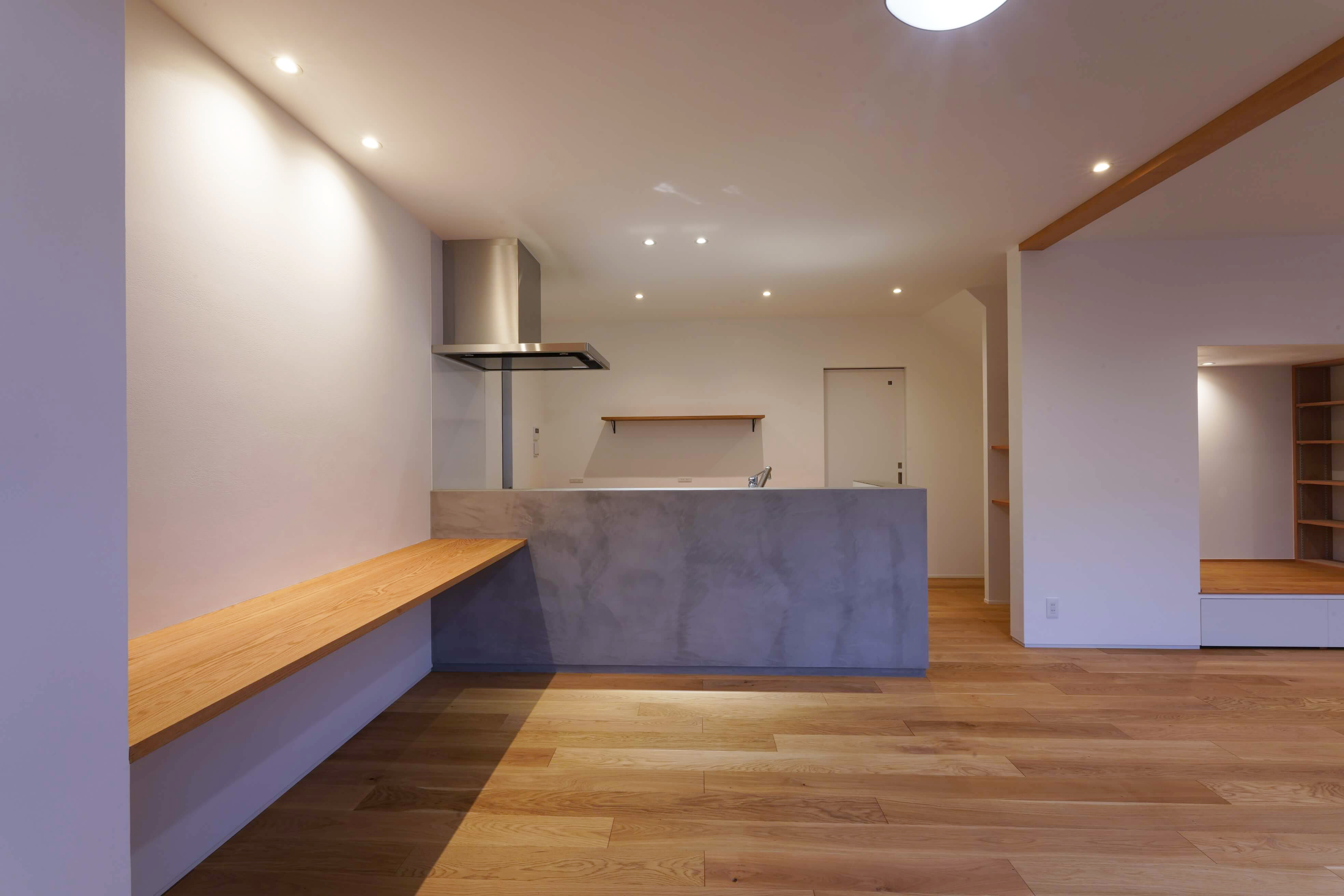 施工写真1枚目　Relaxed atmosphere