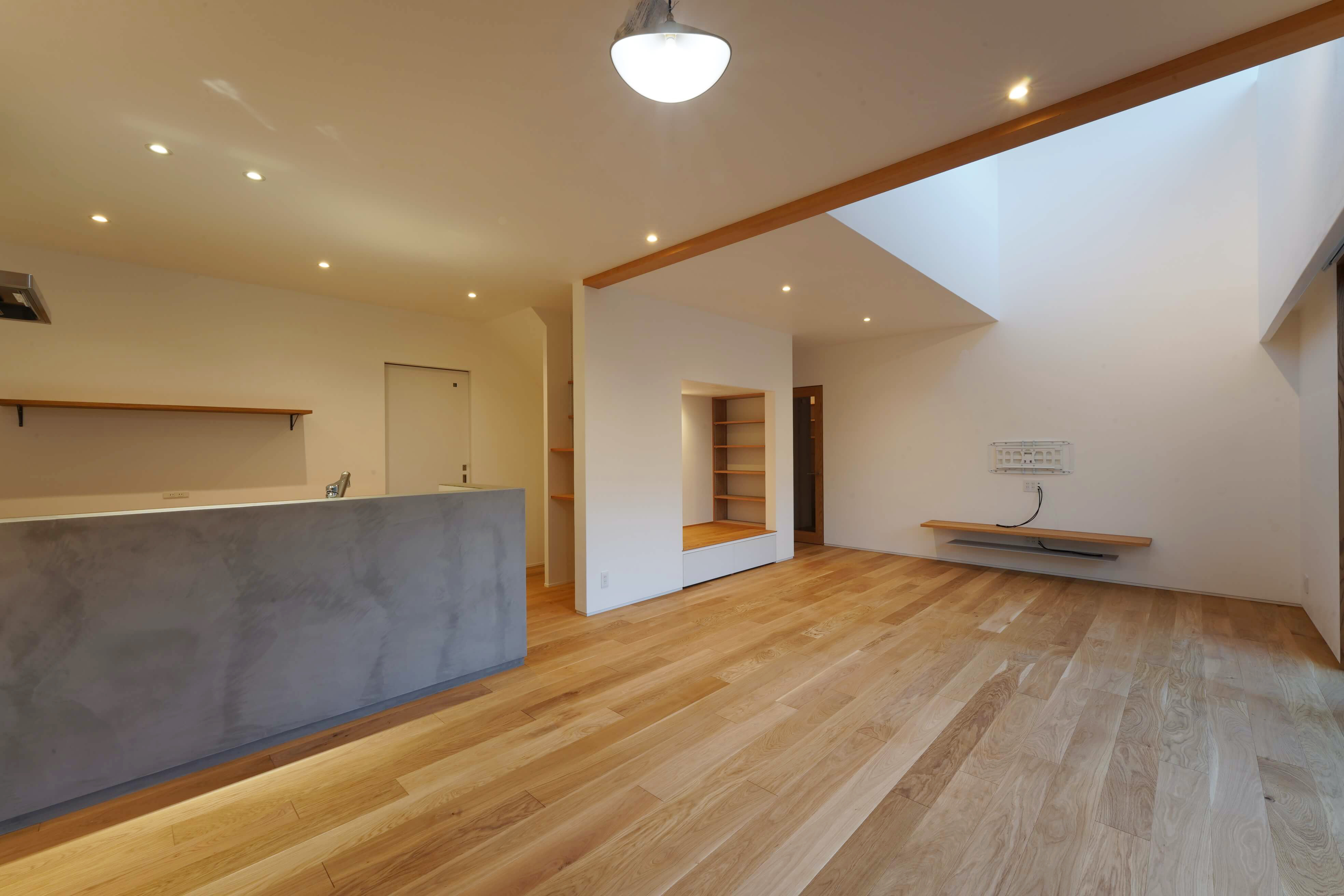 施工写真3枚目　Relaxed atmosphere